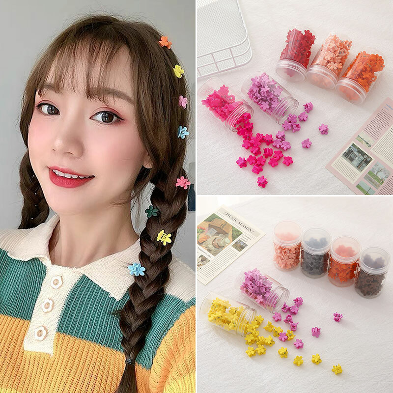 40Pcs Mini Hair Clips Plastic Small Flower Cute Hairpin Elegant Hair Accessories | eBay 40Pcs Mini Hair Clips Plastic Small Flower Cute Hairpin Elegant Hair Accessories | eBay