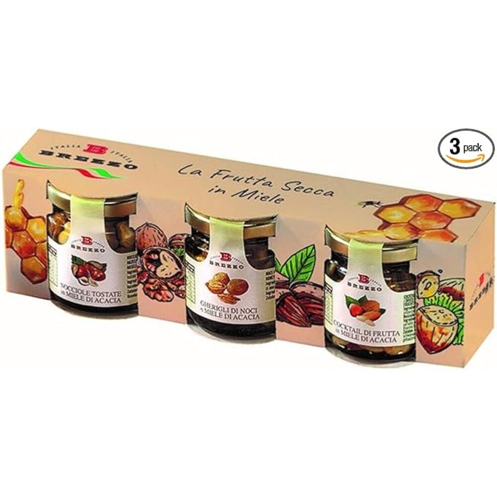 Brezzo Tris di frutta secca in Miele gr 330