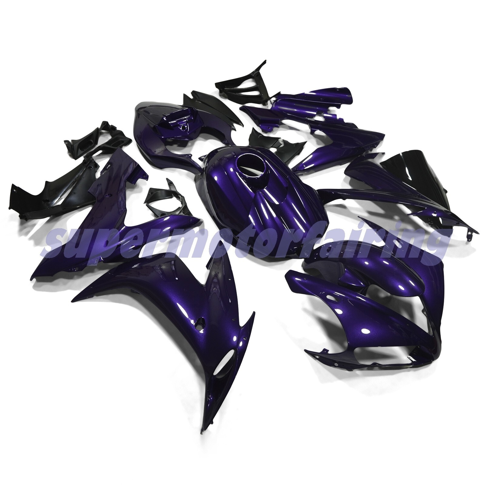 Metallic Purple Fairing Kit w/Tank Cover For Yamaha YZF R1 2
