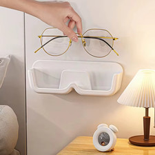 Eyeglasses Organizer Rack Wall Mounted Sunglass Display Holder Storage Box