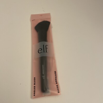 ELF Studio Angled Blush Brush - Powder Liquid or Cream Blush Conturing