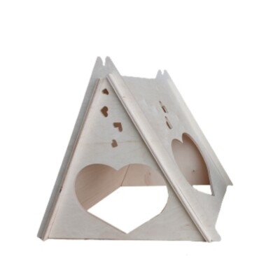 kaninchenhaus groß holz  Bunny Love Kaninchen Haus Zwergkaninchen süß