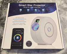 Smart Star Projector for Ceiling/Walls; App Voice Contol;Wifi/Timer/Colors;NIB