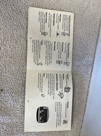 RAMBO Nintendo NES Manual Game Pak Instruction Insert Only No Game OEM