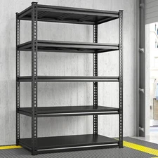 72"x36"x18" Heavy Duty Garage Shelving Adjustable Sturdy Metal Storage Rack