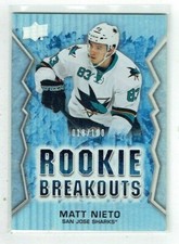 13-14 UD Upper Deck Series Two Rookie Breakouts  Matt Nieto  /100  Rookie