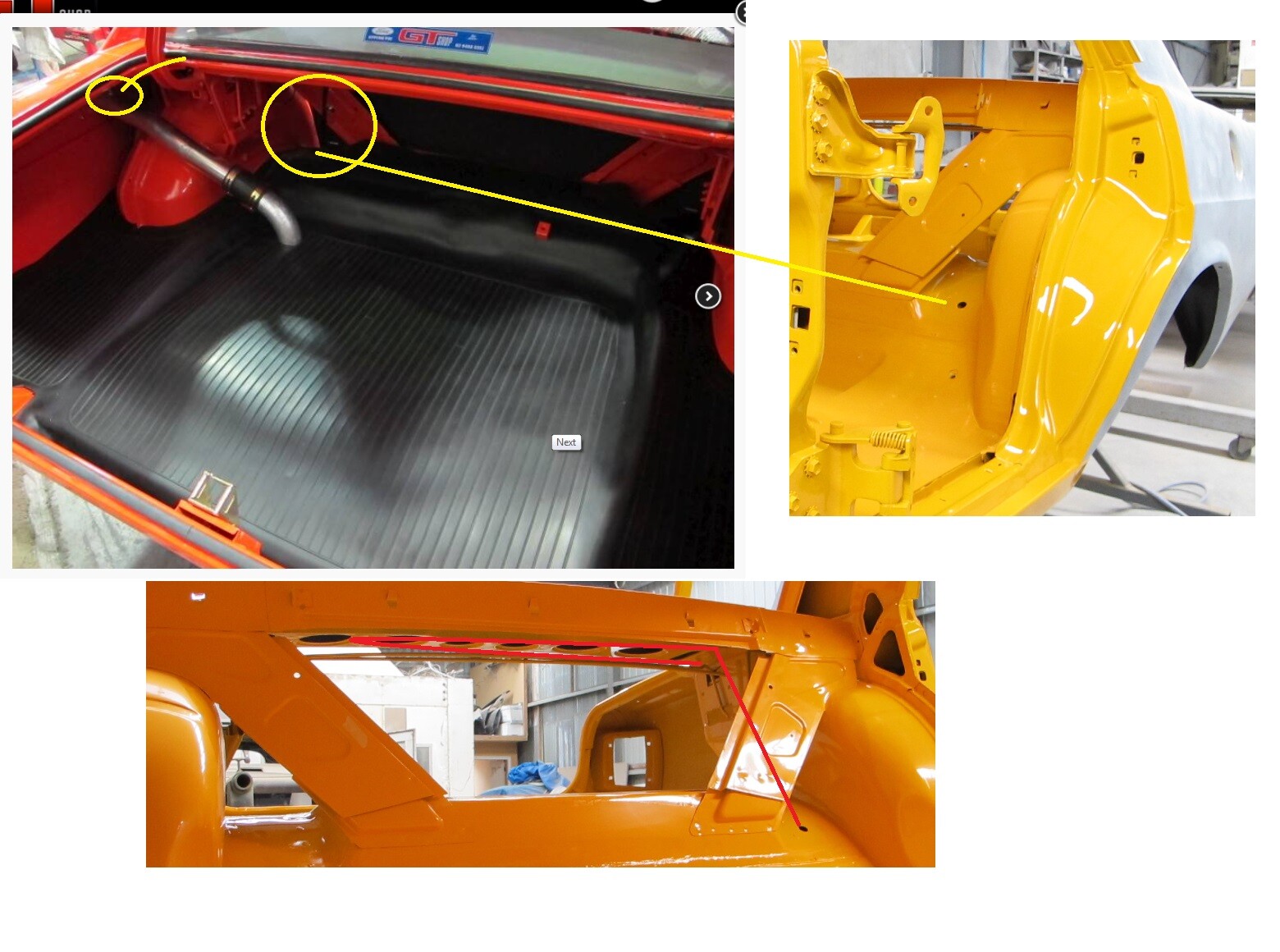 FORD FALCON XW XY GT 36 GALLON FUEL TANK FILLER NECK BREATHER TUBE KIT