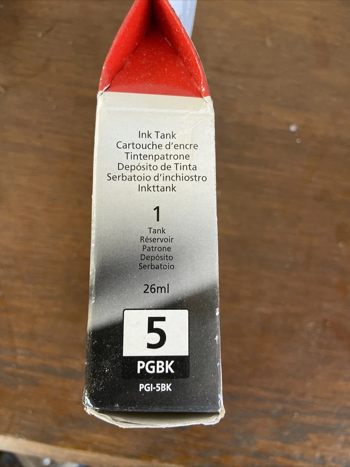 canon pixma 5 PGBK BLACK NOIR NEUF PGI-5BK - Photo 4/4