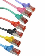 15cm Short CAT6 Network Cable Ethernet Patch Lead 0.15m SFTP Red blue pink black