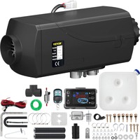 Standheizung Diesel 5KW, 12V Diesel Lufterhitzer, 10 L Diesel Luftheizung