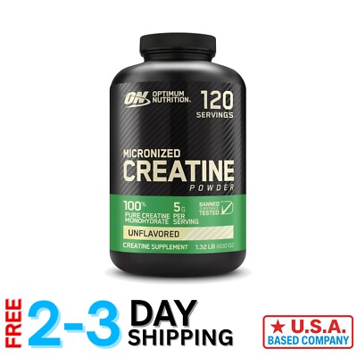 Unflavored Micronized Creatine Monohydrate - 600g for Muscle Growth & Recovery