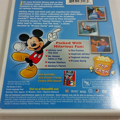 Funny Factory with Mickey DVD 2006 Walt Disney 61 Minute Run Time