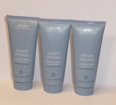 Aveda Smooth Infusion  Perfectly Sleek Blow Dry Cream 3 X 40ml