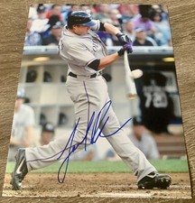 Jordan Pacheco - Colorado Rockies Signed Autograph Auto 8x10 MLB Authentic Photo