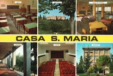 Postcard Casa S. Maria Pagliare Ascoli Piceno Religious Institution in Italy