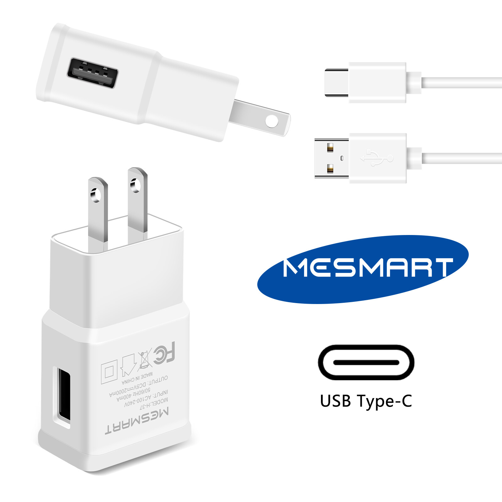 USB-C Fast Charger & Data Cable for Samsung Galaxy F06 F55 F15 5G