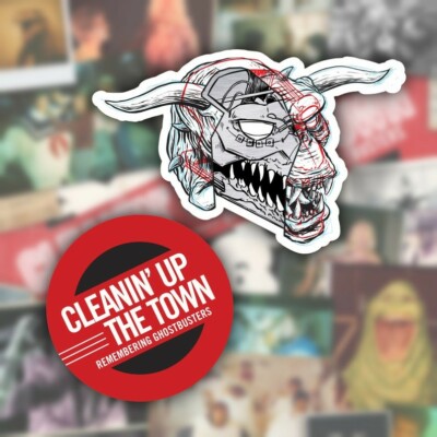 Clean Up The Town Remembering Ghostbusters 1984 Sticker Pack Zuul Terror Dog