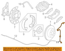 GM OEM 15-19 Sierra 2500 HD Rear Suspension Brake Components-Abs Sensor 84051224