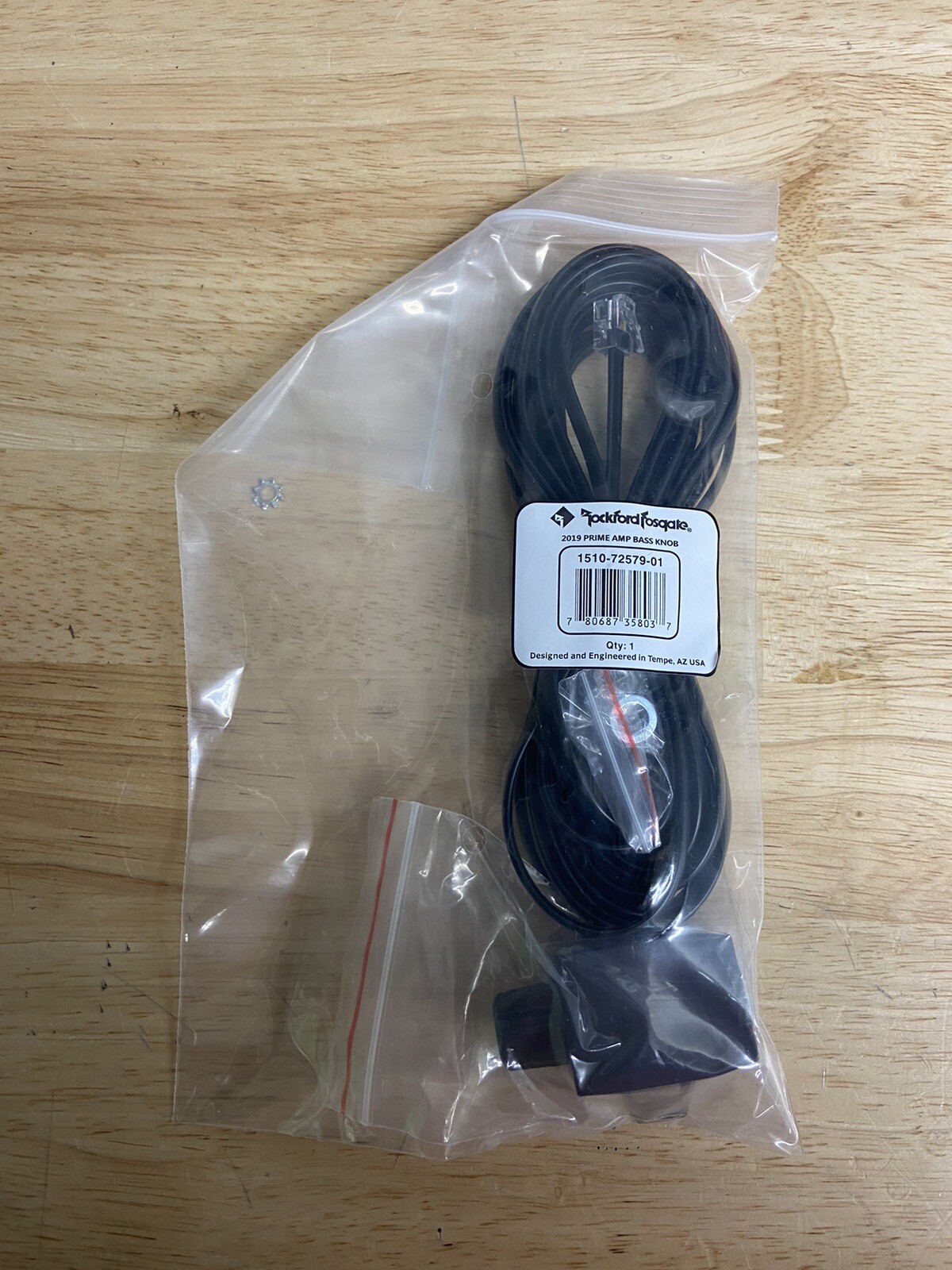ROCKFORD FOSGATE REMOTE BASS KNOB AND WIRE 15107257901 t136 Brand New