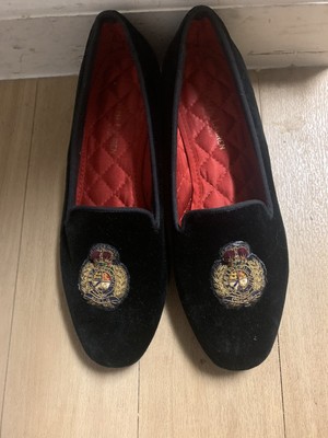 Ralph Lauren Velvet Slipper Flats With 