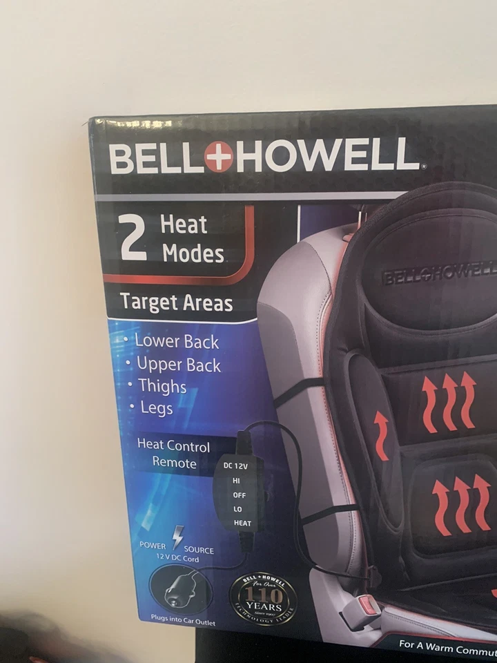 Cojín de coche con campana calefactora de asiento y Howell Foto 4 de 4