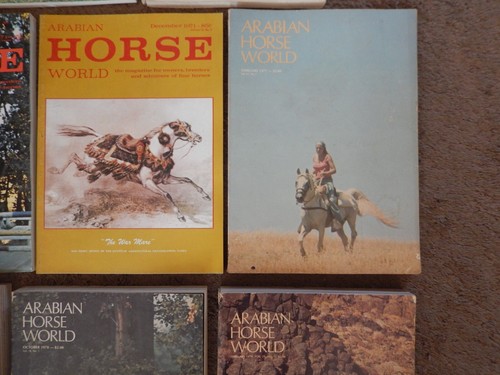 Lot of 10 Arabian Horse World Magazine 60's 70's 80's Equestrian - Picture 4 of 16