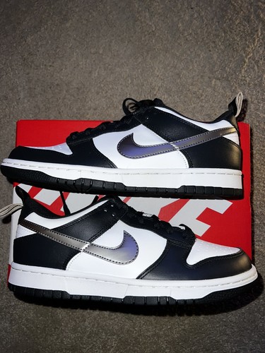 Nike Dunk Low Panda Black White Metallic GS Sz 5.5y (7W) Brand New 100% Authen! | eBay