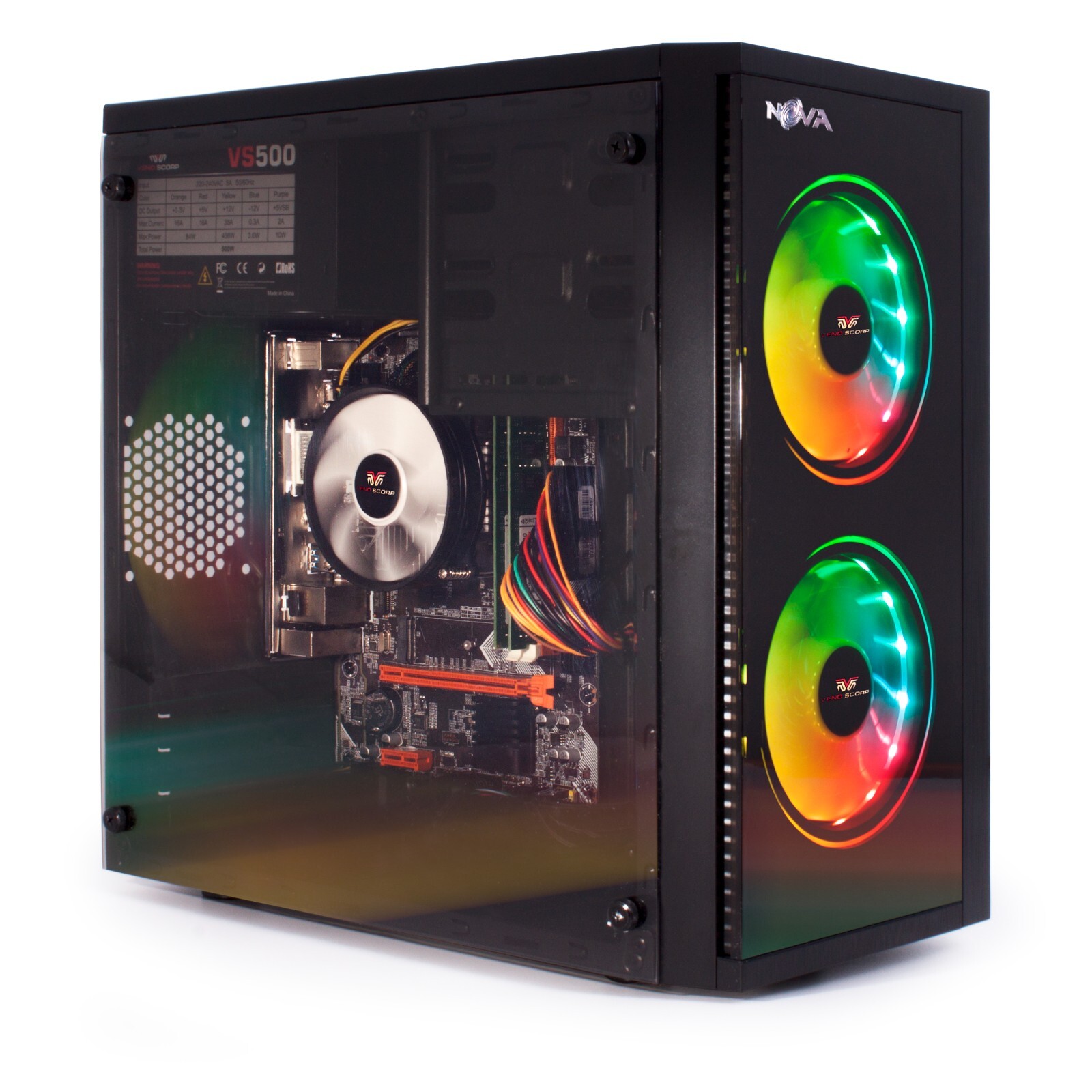 Gaming PC Ryzen 5600G 16GB DDR4 256GB SSD WiFi Win 11 Computer ...