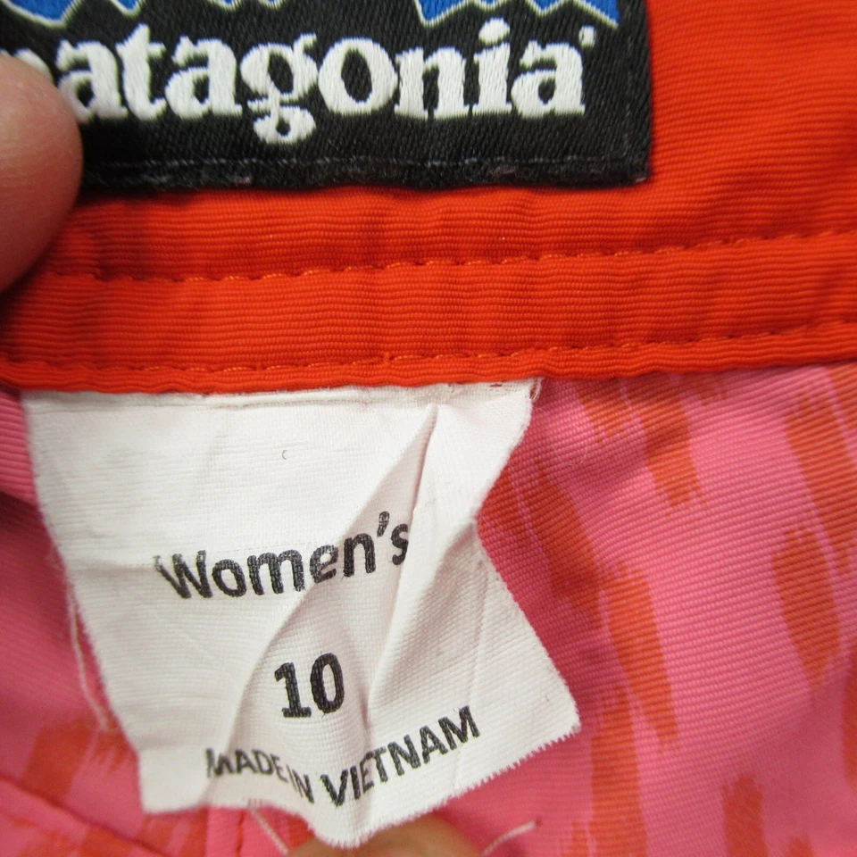 Pantalones Cortos Patagonia Mujer 10 Ligeros Exterior Cordón Rosa Foto 4 de 4