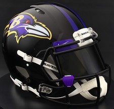 BALTIMORE RAVENS NFL Riddell Speed Full Size AUTHENTIC Football Helmet