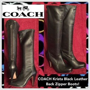coach knee high boots
