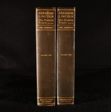 1926 2Vol Abraham Lincoln The Prairie Years Carl Sandburg First Ed Illus