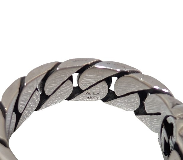 Authentic Gucci SV925 Ring Interlocking G Ring Ag… - image 4