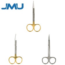 JMU New Scissors Curved/Straight 11.5cm Surgical Micro Tissue Gum Shears Oral