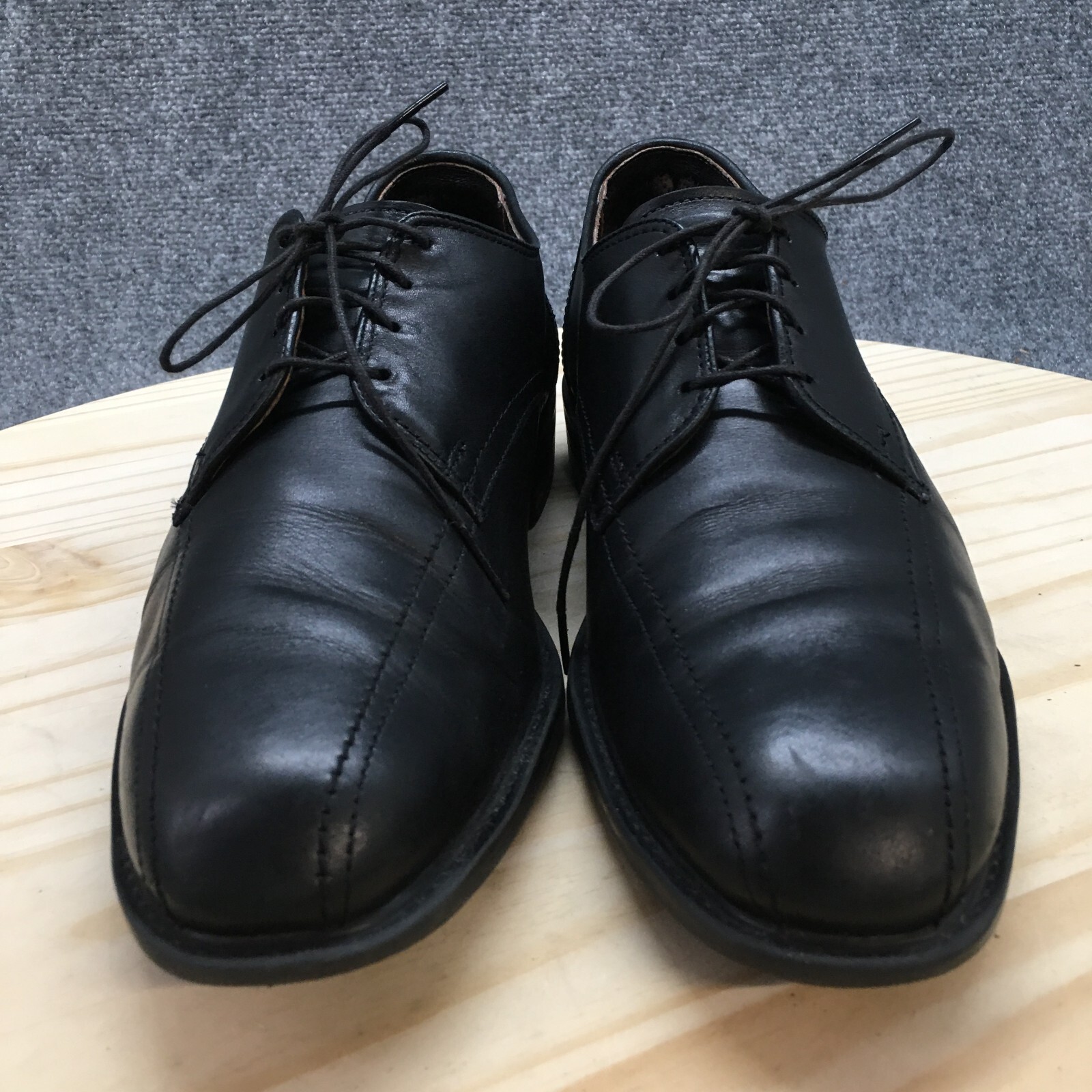 SAOLA Scarpe Allen Edmnds 10 5 D abito derby Oxford 5514 pelle nera stringate top basso