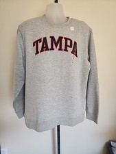 Fanatics UT University of Tampa Gray Pullover Fleece Sweater Size XL New