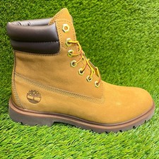 Timberland 6-Inch Premium Mens Size 8 Brown Outdoor Waterproof Lace Up Boots