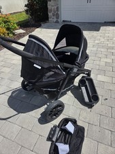 Evenflo Xplore Dreamz Single Stroller Black/Gray Canopy Tray Cup Holder Basket
