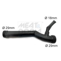 Meat & Doria KüHlmittelflansch FüR Skoda Fabia II 542 1.2 12V 545 5J VW Polo