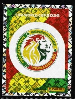 2026 PANINI WORLD CUP FOOTBALL SENENGAL BADGE - EMBLEM STICKER #SEN 1 FREE P/P