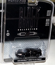 GREENLIGHT Black Bandit 2020 Corvette Stingray C8 Ltd Ed 1:64 NEW