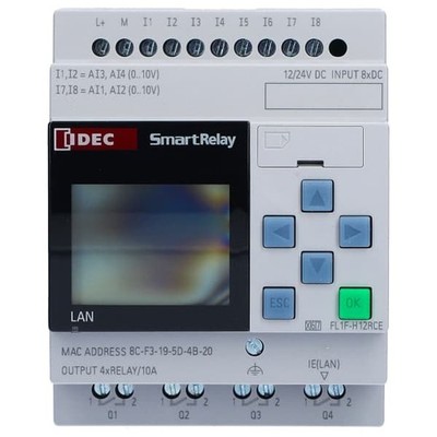 IDEC FL1F-H12RCC SmartRelay CPU 100-20VAC-DC