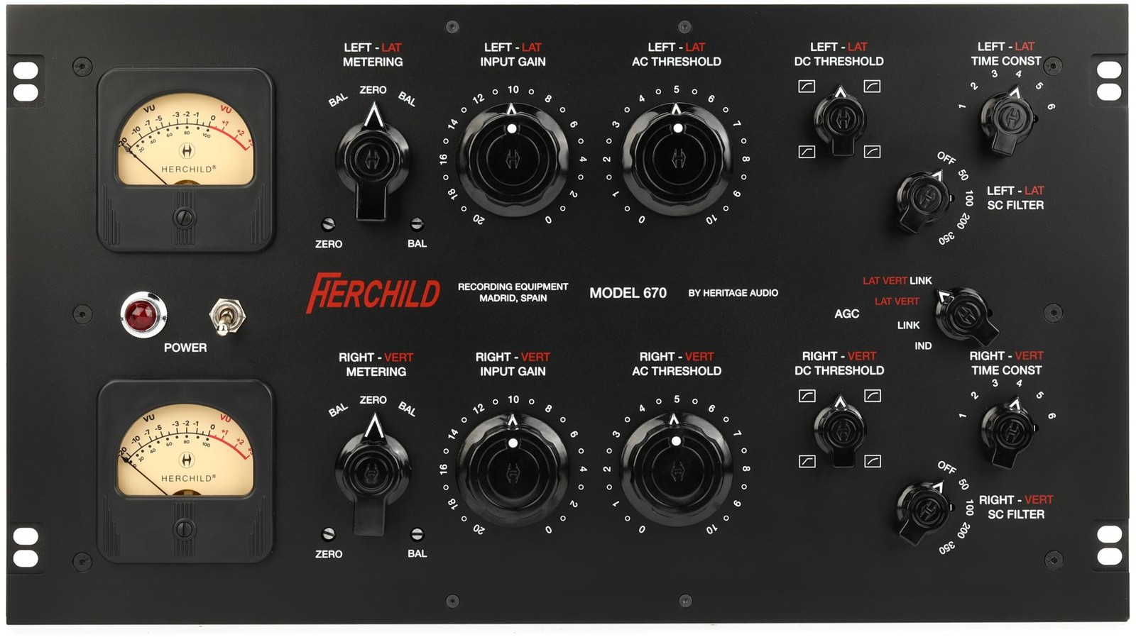Heritage Audio Herchild HA670 Стерео ламповый компрессор