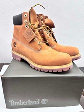 Timberland TB073540 6 inch Basic Boot for Men, Size 9 - Wheat Nubuck