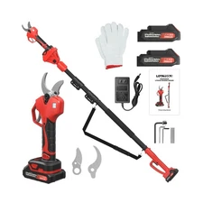 Electric Pruning Shears with Telescopic Rod, 50mm 1.96" Cutting Diameter Cord...