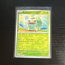 The Pokémon Company Bulbasaur 001/165 Carte Varie Reverse Cosmos Holo IT
