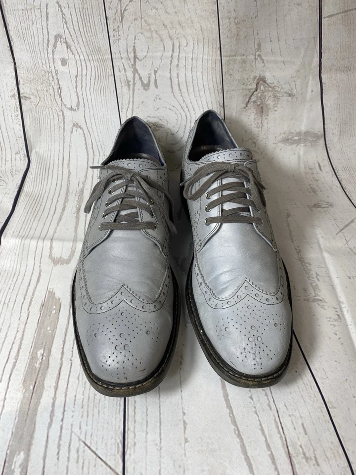 Cole Haan Iridescent Lace Up Wingtip Oxfords Men's Size 10 - Image 3 of 4