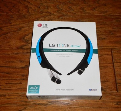 LG TONE Active Wireless Bluetooth Headphones Headset HBS 850 Premium IPX3 Rated