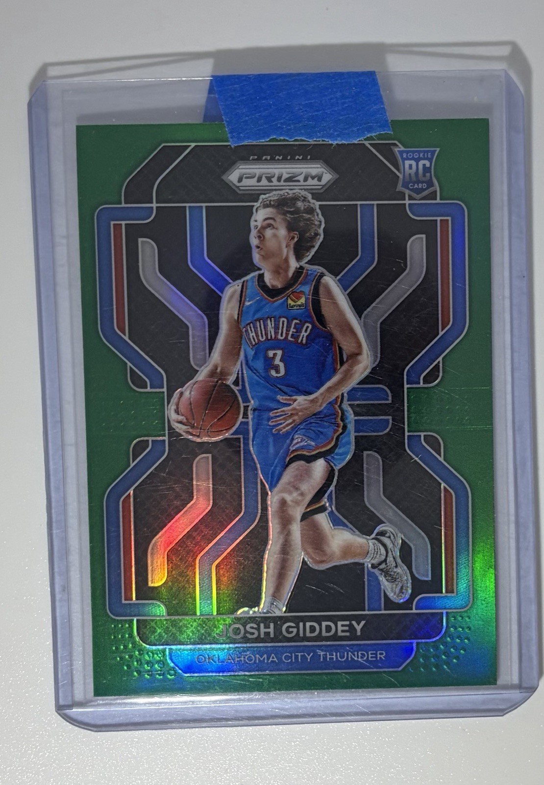2021-22 Panini Prizm - Josh Giddey #301 Green Prizm (RC)