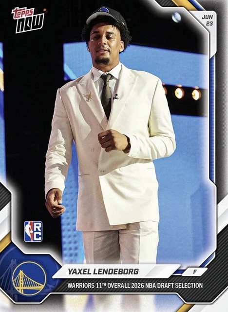 2026-27 Topps NOW NBA Draft Yaxel Lendeborg RC NBA - Card #YLEN